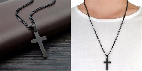 men necklace versace|designer cross necklace for men.